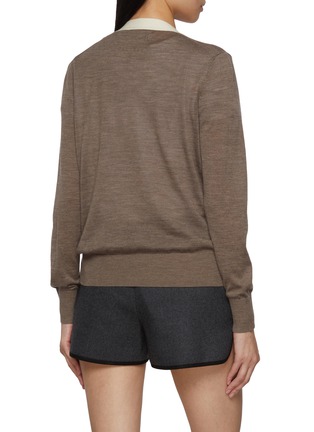 背面 - 点击放大 - BAZ & FRIENDS - X DREYDEN 混羊毛 DREAMER MINI 图案针织开衫