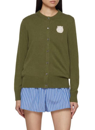 首图 - 点击放大 首图 - 点击放大 - BAZ & FRIENDS - X DREYDEN 混羊毛 BAZ 图案针织开衫