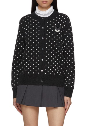 首图 - 点击放大 首图 - 点击放大 - BAZ & FRIENDS - X DREYDEN 混羊毛 ROX 图案针织开衫