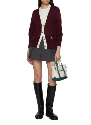 BAZ & FRIENDS | X DREYDEN 混羊毛 OVER THINKER MINI 图案针织开衫