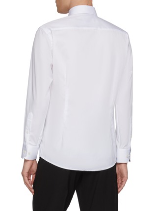 背面 - 点击放大 - ETON - Medallion Effect Cut Away Collar Shirt