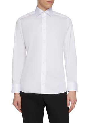 首图 - 点击放大 - ETON - Medallion Effect Cut Away Collar Shirt