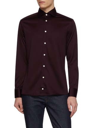 首图 - 点击放大 - ETON - Slim Fit Cotton Jersey Shirt