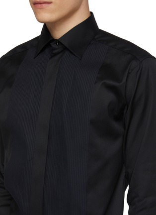  - ETON - Pleated Bib Front Cotton Shirt