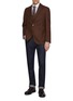 模特儿示范图 - 点击放大 - ETON - Slim Fit Striped Cotton Shirt