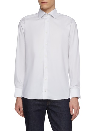 首图 - 点击放大 - ETON - Slim Fit Oxford Cotton Shirt