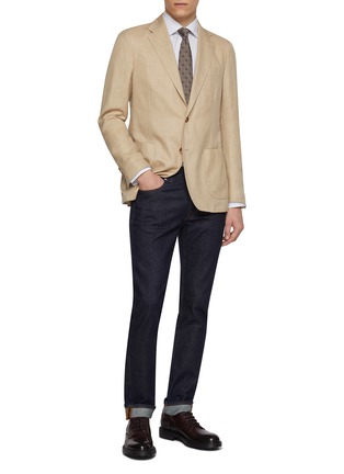 模特儿示范图 - 点击放大 - ETON - Slim Fit Oxford Cotton Shirt