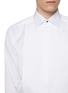  - ETON - Pleated Bib Front Cut Away Collar Shirt