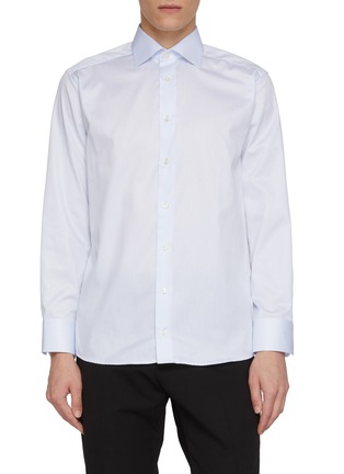 首图 - 点击放大 - ETON - Fine Striped Cut Away Collar Shirt