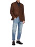 模特儿示范图 - 点击放大 - ETON - Slim Fit Cutaway Collar Micro Check Shirt