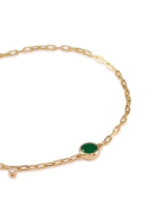 细节 - 点击放大 - LC COLLECTION LABEL - 18K Gold Diamond Jadeite Bracelet