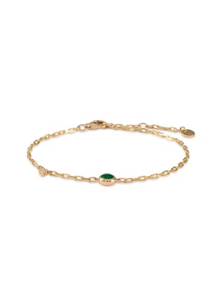首图 - 点击放大 - LC COLLECTION LABEL - 18K Gold Diamond Jadeite Bracelet
