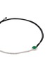 细节 - 点击放大 - LC COLLECTION LABEL - 18K White Gold Cabochon Jadeite Thread Bracelet — Medium
