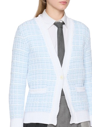  - THOM BROWNE - V 领针织开衫