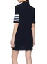 背面 - 点击放大 - THOM BROWNE - 4-Bar Textured Piqué Polo Dress