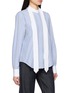细节 - 点击放大 - THOM BROWNE - Striped Bow Tie Shirt