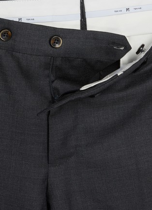  - PT TORINO - Slim Fit Fleece Wool Pants