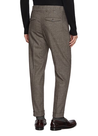 背面 - 点击放大 - PT TORINO - Pleated Front Herringbone Pants