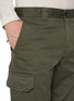  - INCOTEX - Garment Dyed Tapered Cotton Cargo Pants
