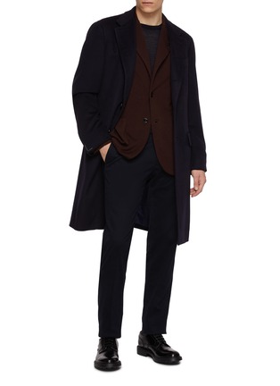 模特儿示范图 - 点击放大 - INCOTEX - America Pocket Slim Fit Chino Pants