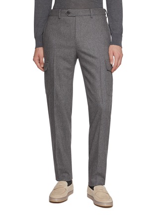 首图 - 点击放大 - INCOTEX - Flannel Cargo Pants