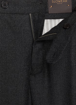  - INCOTEX - Micro Patterned Slim Fit Pants