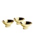 首图 –点击放大 首图 –点击放大 - ANNA NEW YORK - Striations Trio Bowl Set — Gold