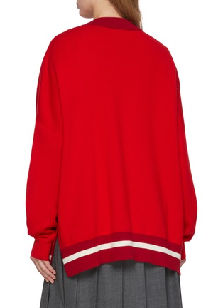 背面 - 点击放大 - BAZ & FRIENDS - X CYNTHIA & XIAO 羊毛 ROX 图案针织开衫