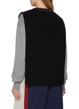 背面 - 点击放大 - BAZ & FRIENDS - X CYNTHIA & XIAO 羊毛 ROX 图案针织套头背心