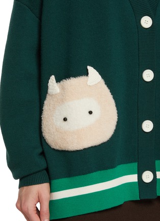  - BAZ & FRIENDS - X CYNTHIA & XIAO 羊毛 BAZ 图案针织开衫