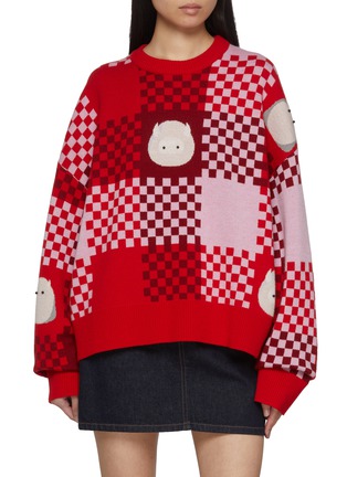 首图 - 点击放大 首图 - 点击放大 - BAZ & FRIENDS - X CYNTHIA & XIAO 羊毛 BAZ 图案针织套头衫