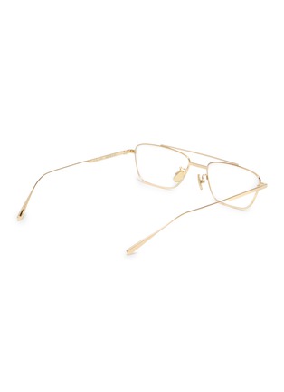 模特儿示范图 - 点击放大 - OFF BROADWAY - Essential Metal Oval Optical Glasses