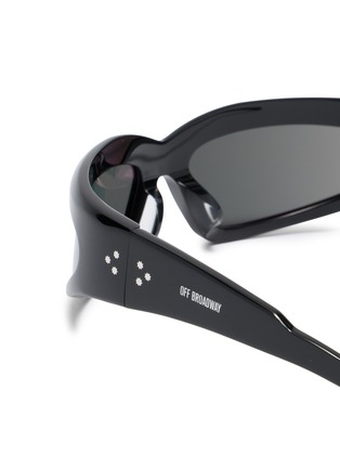 细节 - 点击放大 - OFF BROADWAY - Sleek Butcher Acetate Angular Sunglasses