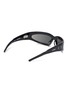模特儿示范图 - 点击放大 - OFF BROADWAY - Sleek Butcher Acetate Angular Sunglasses
