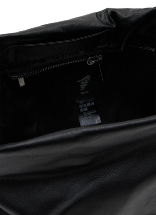 细节 - 点击放大 - DISCORD YOHJI YAMAMOTO - TULIPS 皮革单肩包