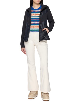 模特儿示范图 - 点击放大 - WE NORWEIGIANS - BEITO 拼接拉链夹克