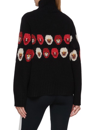 背面 - 点击放大 - WE NORWEIGIANS - X Markarian Intarsia Floral Turtleneck Knit Sweater