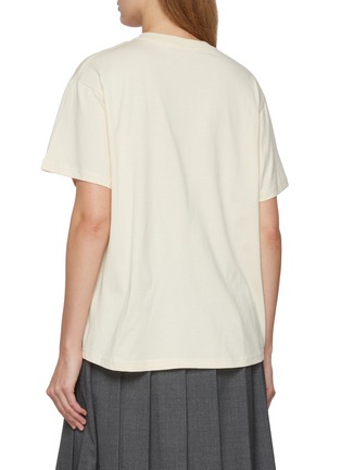 背面 - 点击放大 - MARDI MERCREDI - Dachshund Print Cotton Jersey T-Shirt