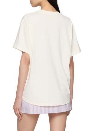 背面 - 点击放大 - MARDI MERCREDI - Ddanji Twin Dachshund Graphic Cotton T-Shirt