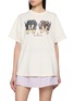 首图 - 点击放大 - MARDI MERCREDI - Ddanji Twin Dachshund Graphic Cotton T-Shirt