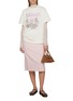 模特儿示范图 - 点击放大 - MARDI MERCREDI - Floral Blossom Cotton Jersey T-Shirt
