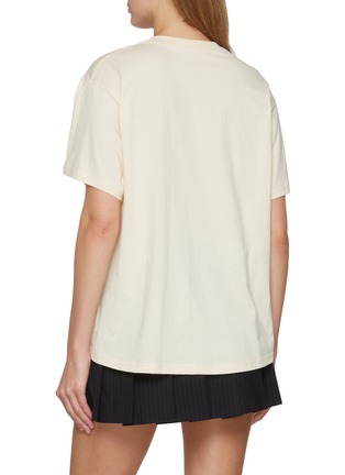 背面 - 点击放大 - MARDI MERCREDI - Dachshund Print Cotton Jersey T-Shirt