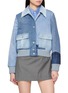 首图 - 点击放大 - VALSTAR - Valstarino Patchwork Light Wash Denim Jacket
