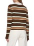 背面 - 点击放大 - GUEST IN RESIDENCE - Cropped Striped Cashmere Rugby Knit Sweater