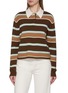 首图 - 点击放大 - GUEST IN RESIDENCE - Cropped Striped Cashmere Rugby Knit Sweater