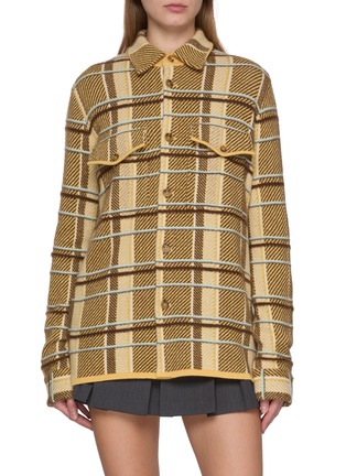 首图 - 点击放大 - GUEST IN RESIDENCE - Plaid Cashmere Work Shirt