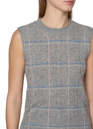  - GUEST IN RESIDENCE - Chequered Cashmere Vest