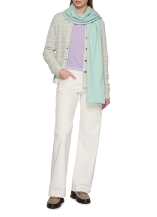 模特儿示范图 - 点击放大 - GUEST IN RESIDENCE - Dylan Plaid Cashmere Shirt