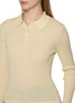  - GUEST IN RESIDENCE - Long Sleeve Shrunken Cashmere Polo Top