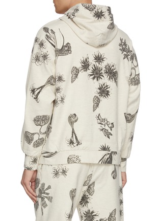 背面 - 点击放大 - J∞QUALITY  - Zip Up Sumi Print Cotton Hoodie